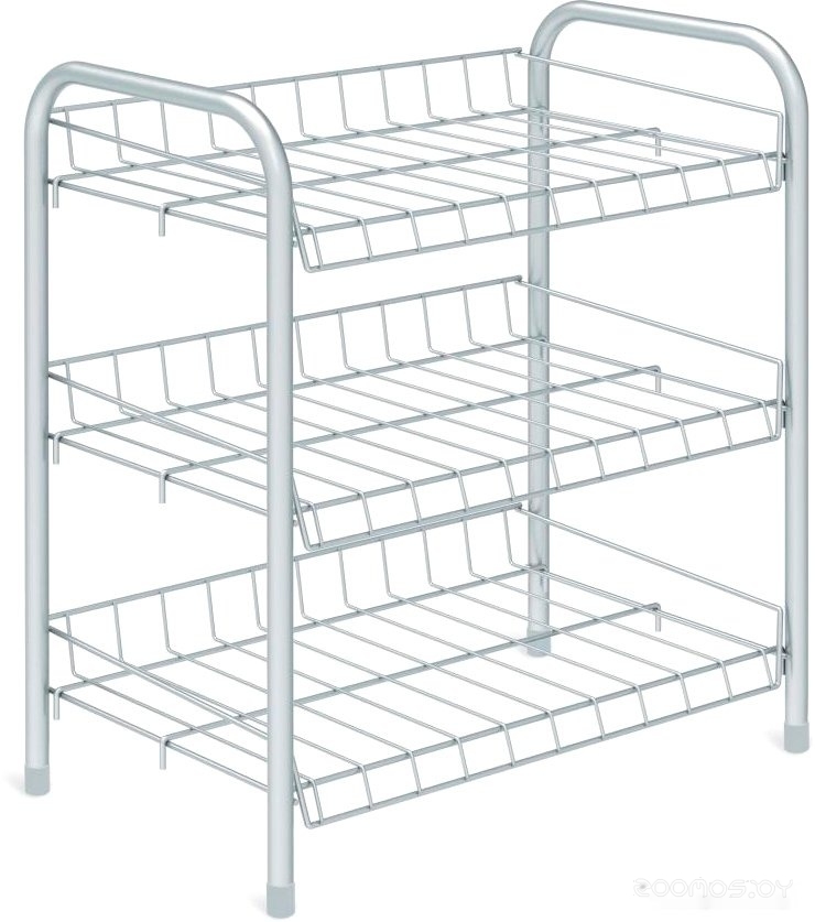 Полка для обуви Nika ЭТ4/МС (матовый серый) 