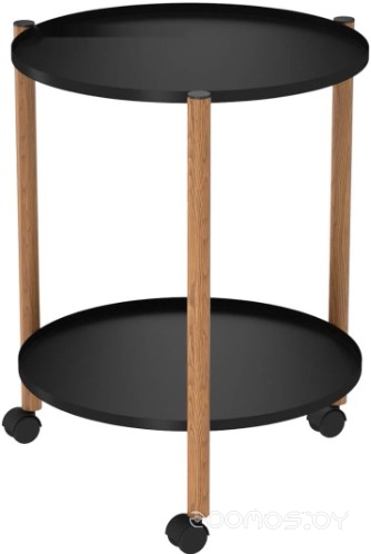 Стол журнальный Sheffilton SHT-CT62  <<цв.:черный муар/св.орех>>