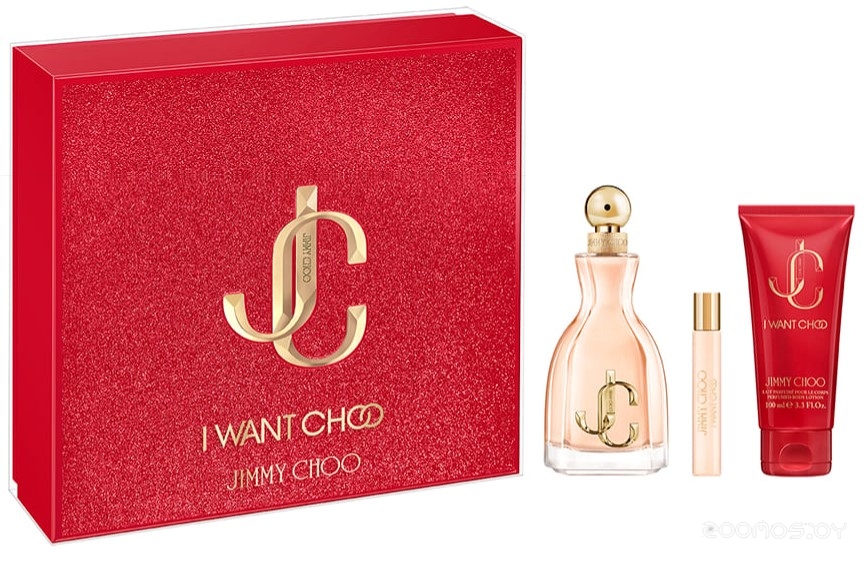 Вода парфюмерная100 мл+7,5 мл+100 мл лосьон для тела I WANT CHOO JIMMY CHOO 