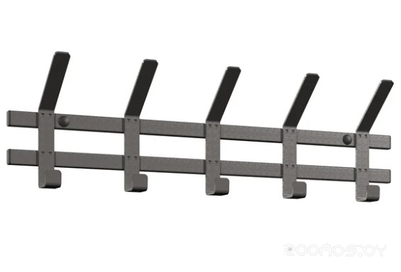 Вешалка настенная ТОРОНТО 5 (Графит) 