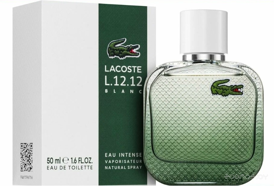 Вода туалетная 50мл мужская L.12.12 BLANC EAU INTENSE LACOSTE