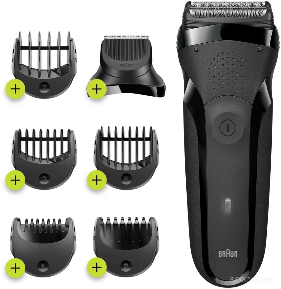 Электробритва Braun Series 3 300BT Shave & Style (черный)