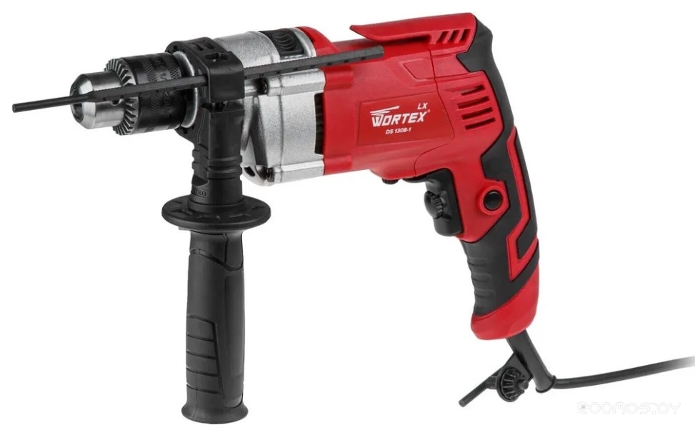 Дрель ударная Wortex LX DS 1308-1 в кор.