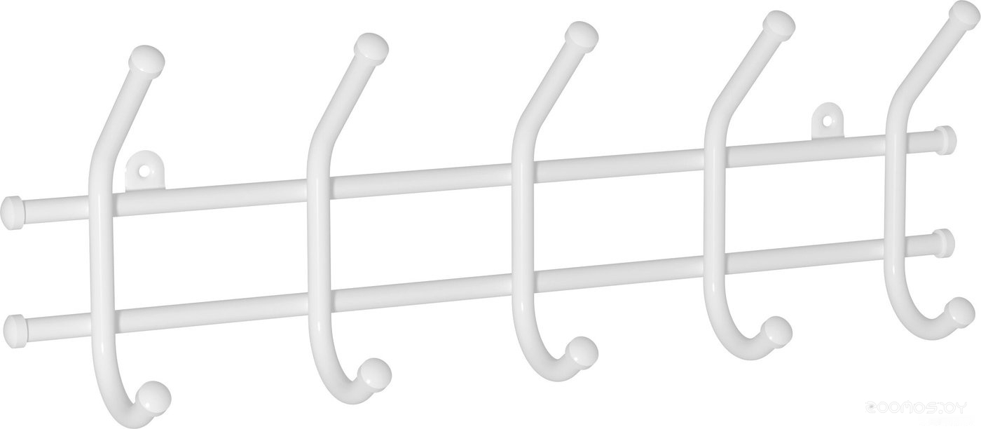 Вешалка Норма 5  крючков (Белый)