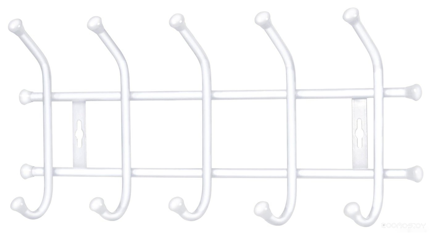 Вешалка настенная металлическая 5крючков 