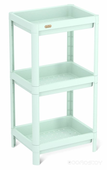 Стеллаж Sheffilton SHT-SS25-3 пастельно-зеленый
