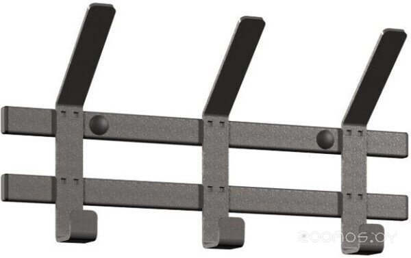 Вешалка настенная ТОРОНТО 3 Графит 