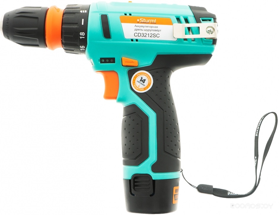 Дрель-шуруповерт акк.STURM CD3212SC чем.  
