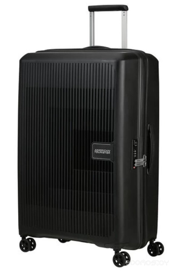 Чемодан-спиннер American Tourister Aerostep Black 77 см