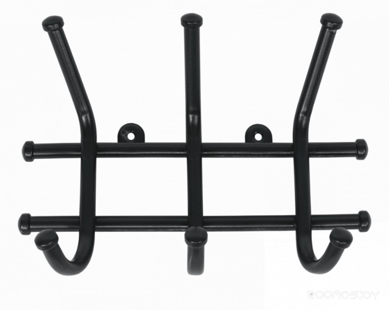 Вешалка Норма 3 3 крючка (Черный) 
