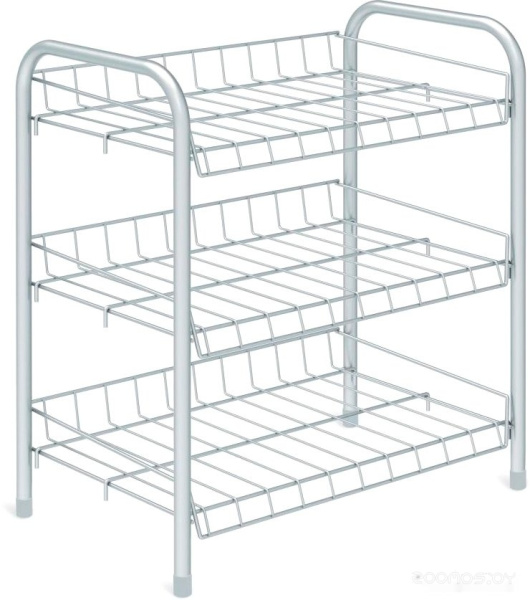 Полка для обуви Nika ЭТ4/МС (матовый серый) 