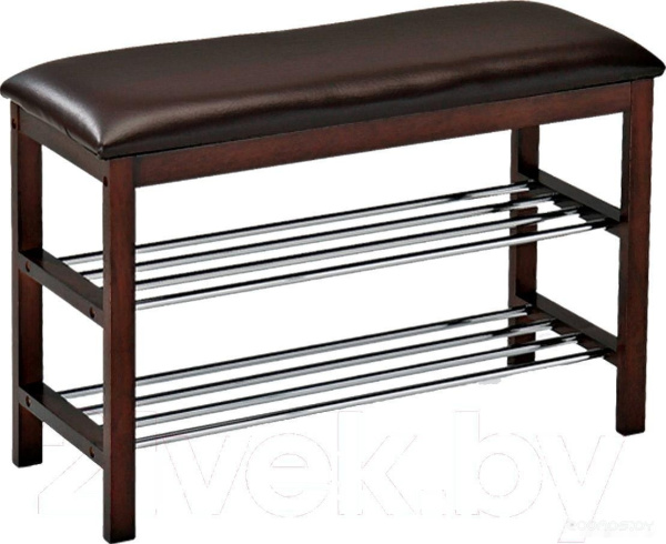 Банкетка Sheffilton SR-0628 артикул Б-2 темный орех/коричнев