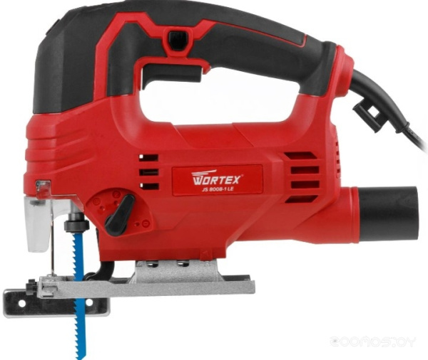Лобзик электрический WORTEX JS 8008-1 LE в кор. 810 Вт, 1000-2900 ход/мин, пропил до 80 мм., 