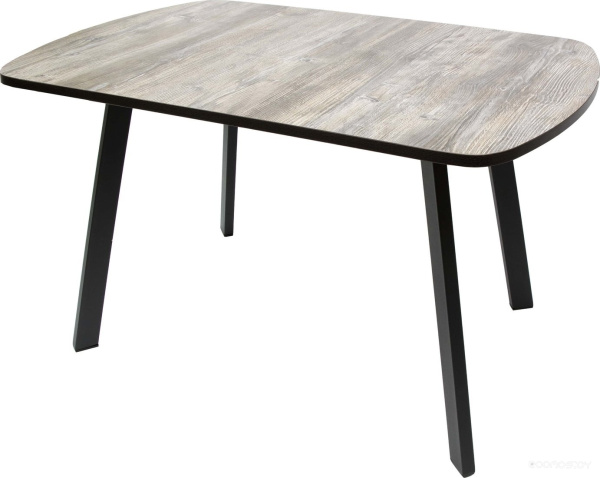 Стол ВВР пластиковый Сосна пандероса/черный профиль 110/70