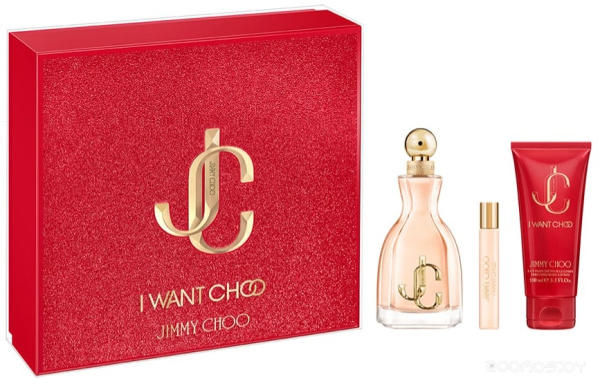Вода парфюмерная100 мл+7,5 мл+100 мл лосьон для тела I WANT CHOO JIMMY CHOO 