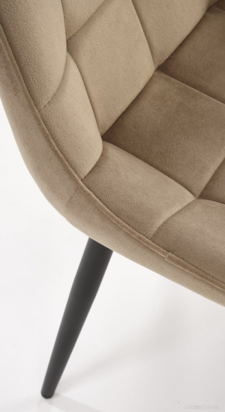 Стул HALMAR GANSO бежевый/черный