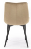 Стул HALMAR GANSO бежевый/черный