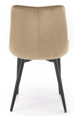 Стул HALMAR GANSO бежевый/черный
