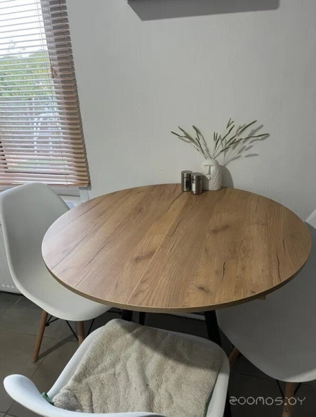 Стол ВВР Элип Дуб крафт золотой/черный конус, ЛДСП