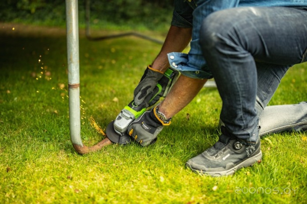 Машина угловая шлифовальная  аккумуляторная Greenworks 24V GD24AGK2 (1хАКБ 2 Ач и ЗУ) в сумке 