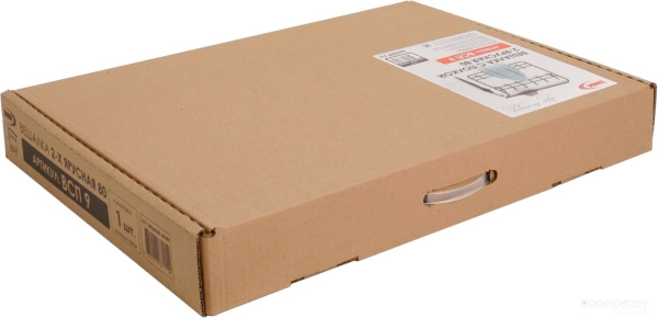 Вешалка 2х ярусная 80 (Белый)  9 крючков