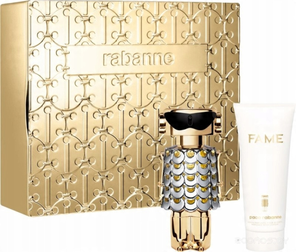 Набор Paco Rabanne Fame (вода парфюмерная 80мл+ лосьон 100мл для тела парфюмированный)  