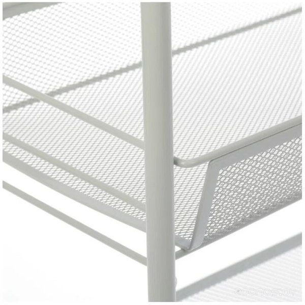 Этажерка Ладья 2 К (Белый) 44х25х71,5см на колесах 