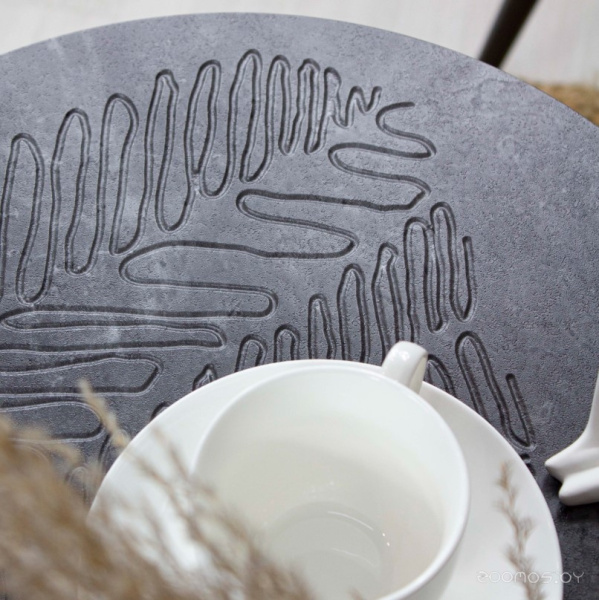 Журнальный столик Sheffilton SHT-CT79-1 мокрый асфальт/черный муар