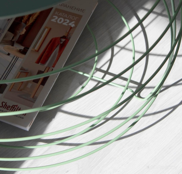 Журнальный столик Sheffilton SHT-CT77 бразо/мятный