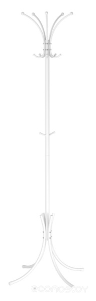 Вешалка напольная Корона разборная (Белый) 