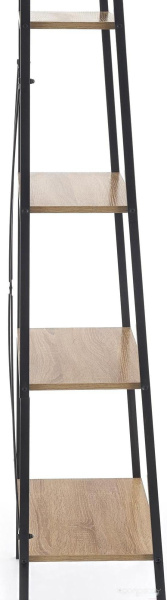 Стеллаж HALMAR NARVIK REG2 дуб сонома/черный, 60/32/148