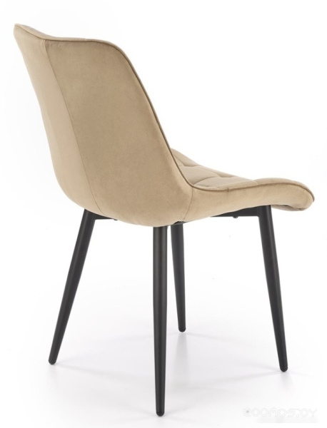 Стул HALMAR GANSO бежевый/черный