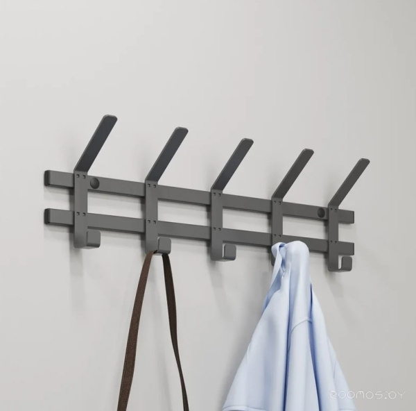 Вешалка настенная ТОРОНТО 5 (Графит) 