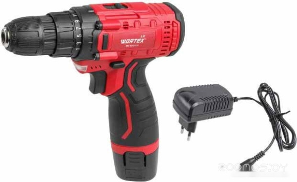 Дрель-шуруповерт аккум WORTEX LX BD 1213-1 Li в кор.