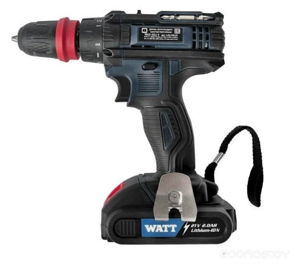 Дрель-шуруповерт аккум.WATT WAS-21Li-3 