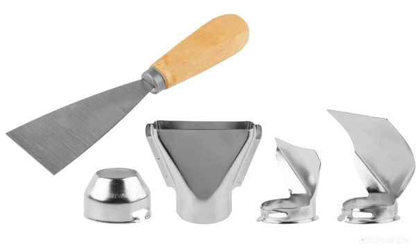 Термовоздуходувка WORTEX HG 6020-1 в чем.+набор сопл 2000Вт,2 скор.,350-600°С 