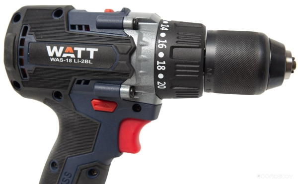 Шуруповерт WATT WAS-18 Li-2BL (1x4.0 Ah)