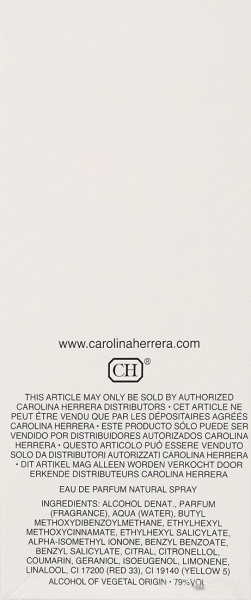 Вода парфюмерная 80мл CAROLINA HERRERA 212 VIP   