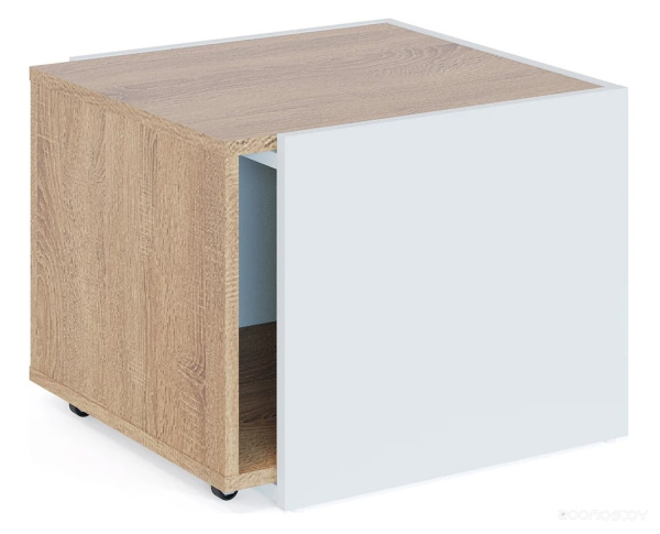 Стол журнальный <<цв.:дуб сонома/белый>>