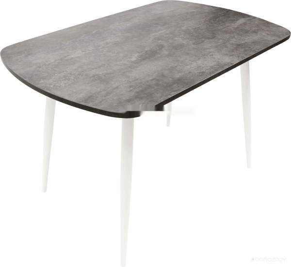 Стол ВВР ЛДСП Камень темный/белый конус 110/70 (Ко23334 + Ст19446)   