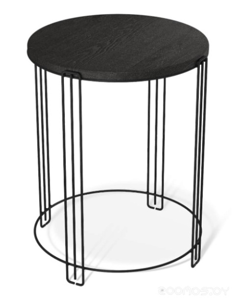 Журнальный столик Sheffilton SHT-CT53-1 сонора/черный муар