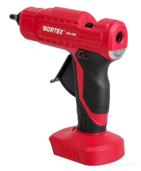 Пистолет клеевой аккум.WORTEX CGG 1118 в коробке