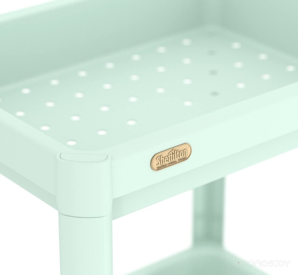 Стеллаж Sheffilton SHT-SS25-3 пастельно-зеленый