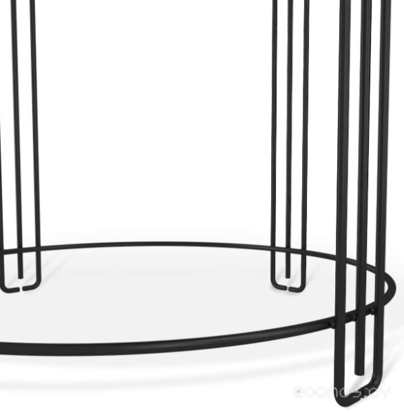 Журнальный столик Sheffilton SHT-CT53-1 сонора/черный муар