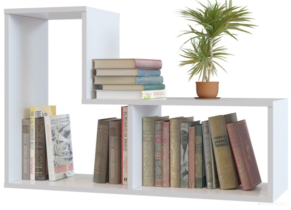 Полка книжная <<цв.:белый>>