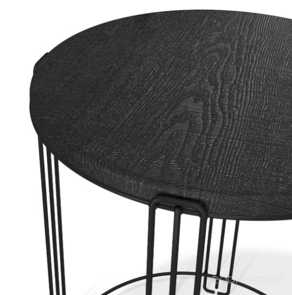 Журнальный столик Sheffilton SHT-CT53-1 сонора/черный муар