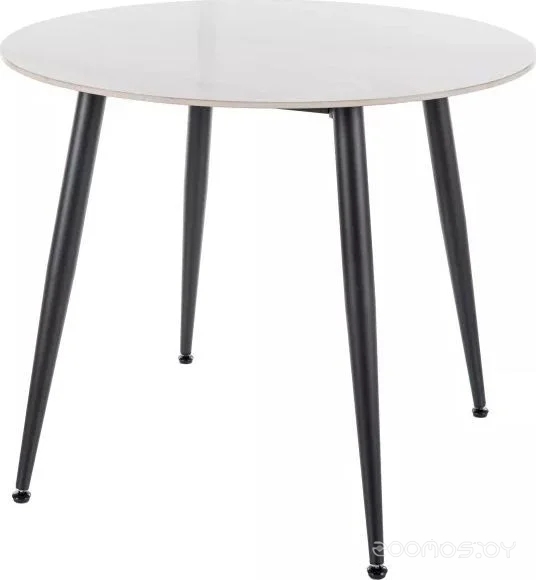Стол обеденный <<цв.:белый лак/черный>>