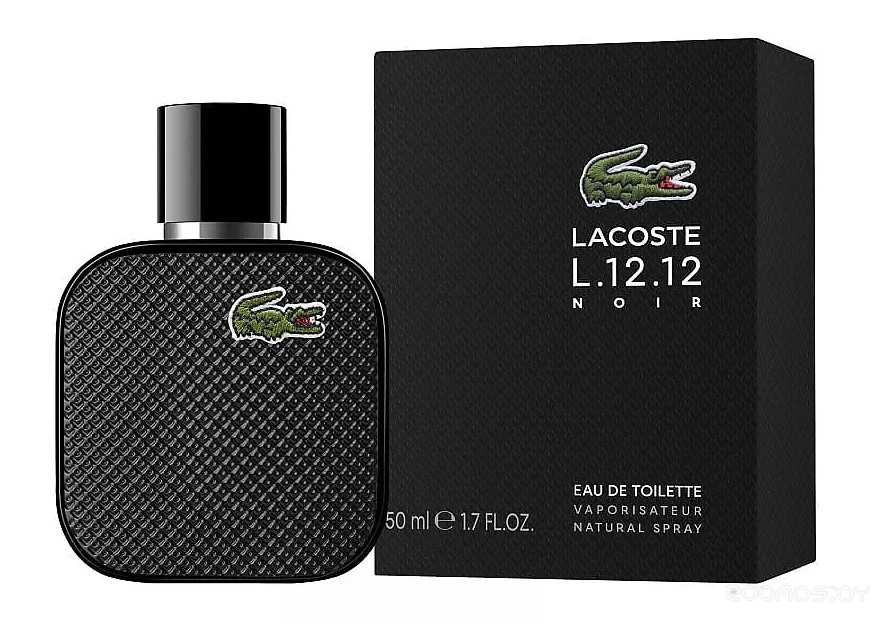Вода туалетная 50мл мужская L.12.12 NOIR LACOSTE 149181