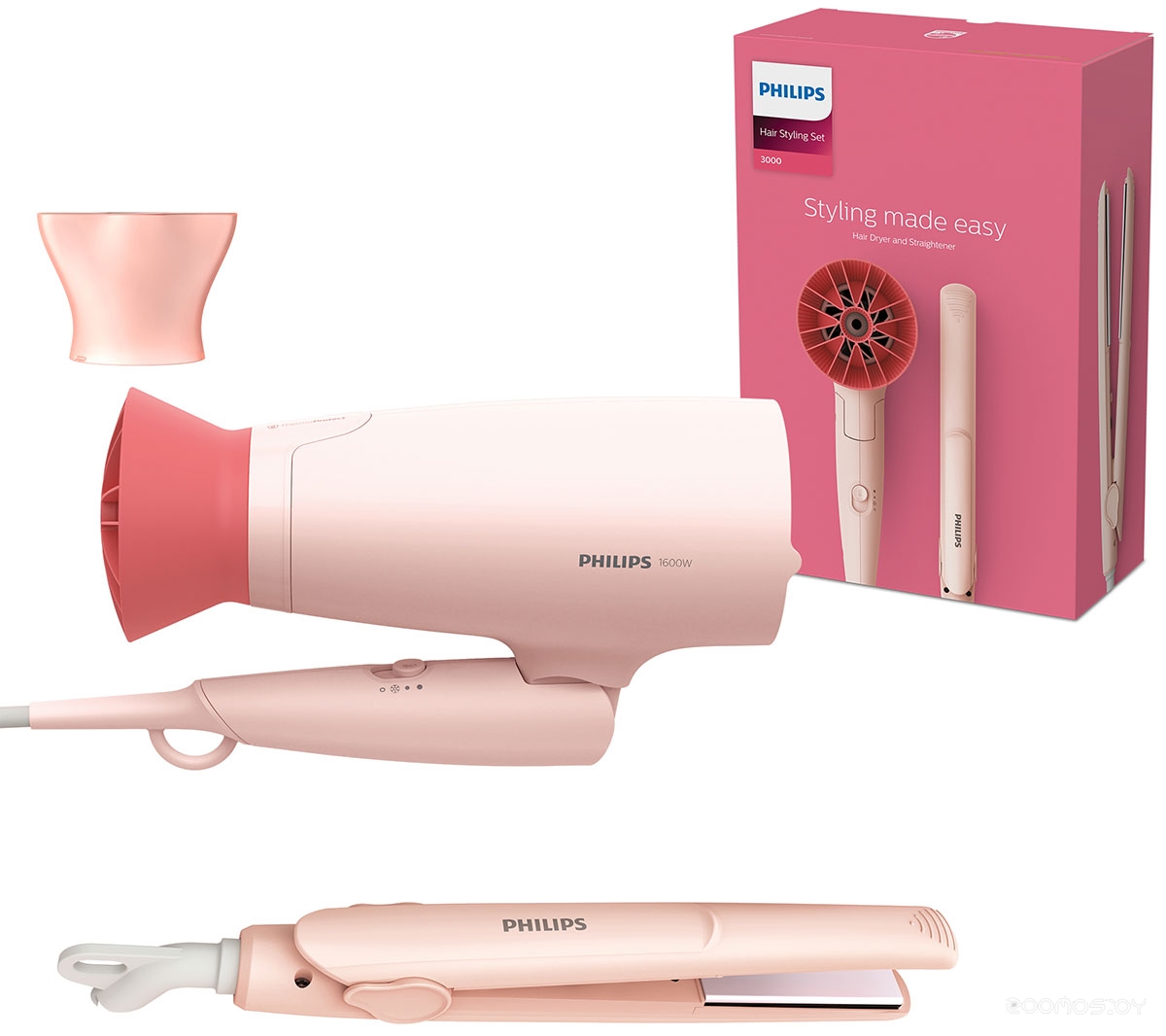 Набор фен и выпрямитель PHILIPS BHP398/00 BHP398/00