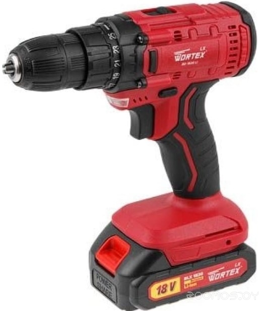 Дрель-шуруповерт аккум.WORTEX LX BD 1820 Li в чем. 